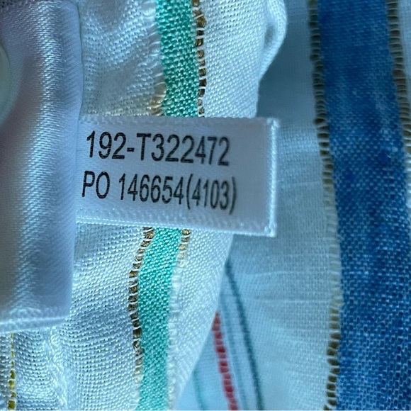 Tommy Bahama Multicolored Linen Blend Button Down Shirt - 29941 - Picture 16 of 16